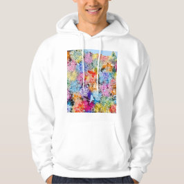 Stadsplattegrond van Fortaleza Brazilië Hoodie