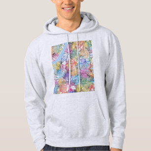 Stadsplattegrond van Kolkata West Bengal Hoodie