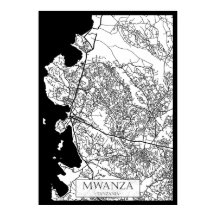 Stadsplattegrond van Mwanza Tanzania