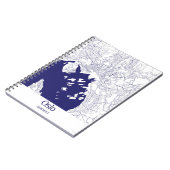 Stadsplattegrond van Oslo Notitieboek (Linkerzijde)