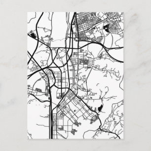 Stadsplattegrond van Seongnam-si Zuid-Korea Briefkaart