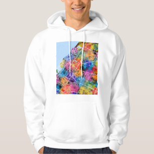 Stadsplattegrond van Sharjah Verenigde Arabische E Hoodie