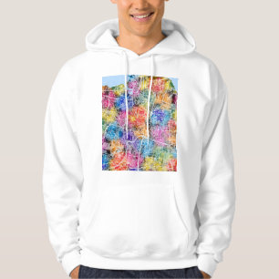 Stadsplattegrond van Surabaya Indonesië Hoodie