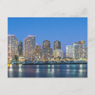 Stadsprofiel van Waikiki Briefkaart
