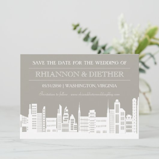 Stadsredder de data save the date (Staand voorkant)