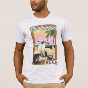 Stadsreisposter Cienfuegos City Cuban T-shirt