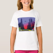 Stadsscène in Dusk T-shirt (Voorkant)