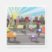 Stadssnelweg, stad en verkeer servet (Voorkant)