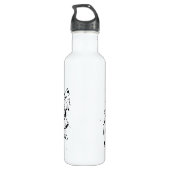 Stadsstijl Basketball Waterfles (Achterkant)