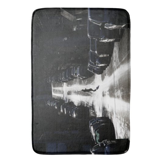 Stadsstraat Badmat (Voorkant Verticaal)