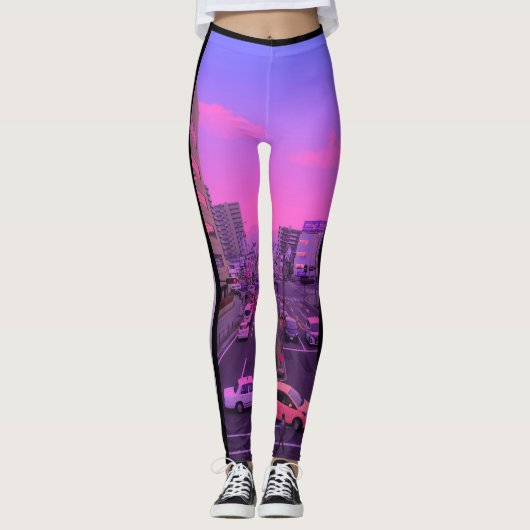 Stadsstraat Leggings (Voorkant)