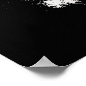 Stadsstraten breken de regels stencil graffiti poster (Hoek)