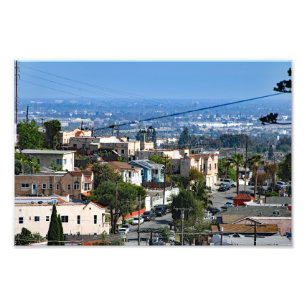 Stadsterras Foto Afdruk