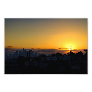 Stadsterras Foto Afdruk