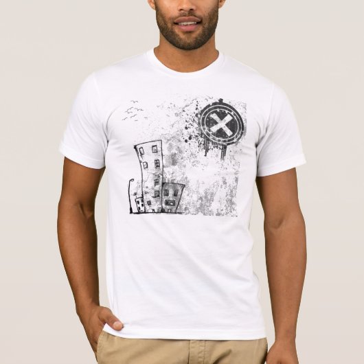 stadsvector t-shirt (Voorkant)