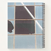 Stadsverval - gebroken industrieel raam notitieboek (Achterkant)