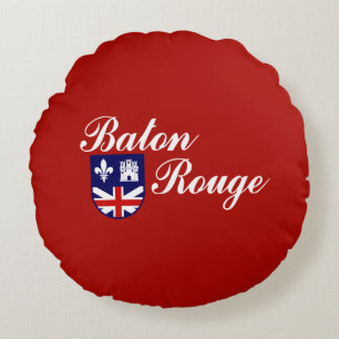 Stadsvlag Baton Rouge (Louisiana) Rond Kussen