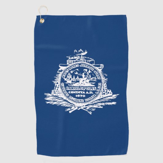 Stadsvlag Charleston (South Carolina) Golfhanddoek (Voorkant)