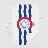 Stadsvlag Cincinnati (Ohio) Golfhanddoek (Insitu)