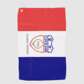 Stadsvlag Cleveland (Ohio) Golfhanddoek (Voorkant)