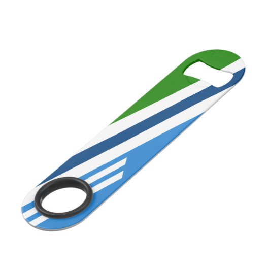 Stadsvlag Dayton (Ohio) Speed Flessenopener (Voorkant Gekanteld)