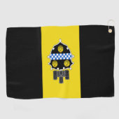 Stadsvlag Pittsburgh (Pennsylvania) Golfhanddoek (Horizontaal)