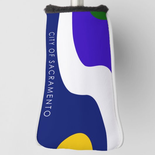 Stadsvlag Sacramento Golfheadcover (Draai 90)