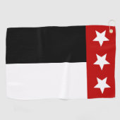 Stadsvlag van Laredo (Texas) Golfhanddoek (Horizontaal)