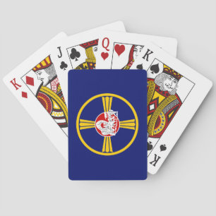 Stadsvlag van Omaha (Nebraska) Pokerkaarten