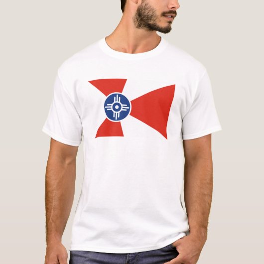 Stadsvlag Wichita T-shirt (Voorkant)