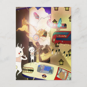 Stadsvlucht 2013 briefkaart