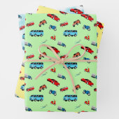 Stadsvoertuigen Inpakpapier Vel (In situ)