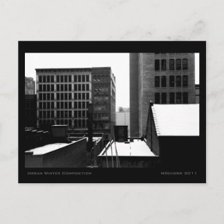 Stadswintersamenstelling Briefkaart
