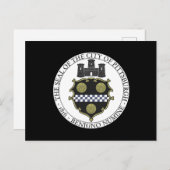 Stadszegel in Pittsburgh Briefkaart (Voorkant / Achterkant)