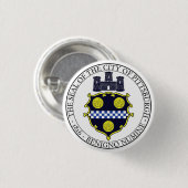 Stadszegel in Pittsburgh Ronde Button 3,2 Cm (Voorkant /achterkant)