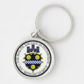 Stadszegel in Pittsburgh Sleutelhanger (Voorkant)