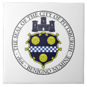 Stadszegel in Pittsburgh Tegeltje (Voorkant)