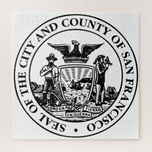 Stadszegel van San Francisco (Californië, Verenigd Legpuzzel