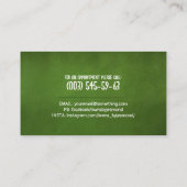 Stadszorg en landschapsarchitectuur - grasmaaierst visitekaartje (Achterkant)