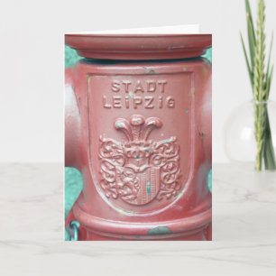 Stadt Leipzig, Allemagne Carte de voeux