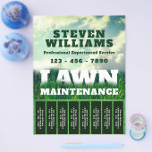 Staf en tuin voor het afbreken van de vlieger flyer (Enkel)