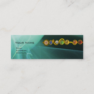 STAF VAN ASCLEPIUS, 7 CHAKRA'S, YOGA, SPIRITUELE E MINI VISITEKAARTJE