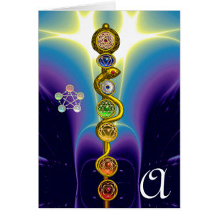 STAF VAN ASCLEPIUS 7 CHAKRA'S, YOGA, SPIRITUELE EN