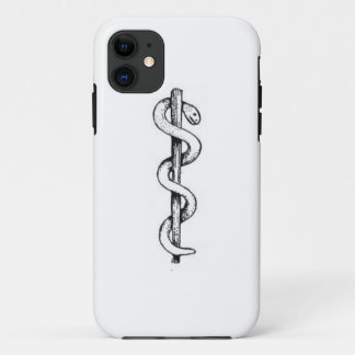 Staf van Asclepius iPhone 11 Hoesje