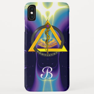 STAF VAN ASCLEPIUS TANDARTS TANDHEELKUNDE MONOGRAM iPhone XS MAX HOESJE