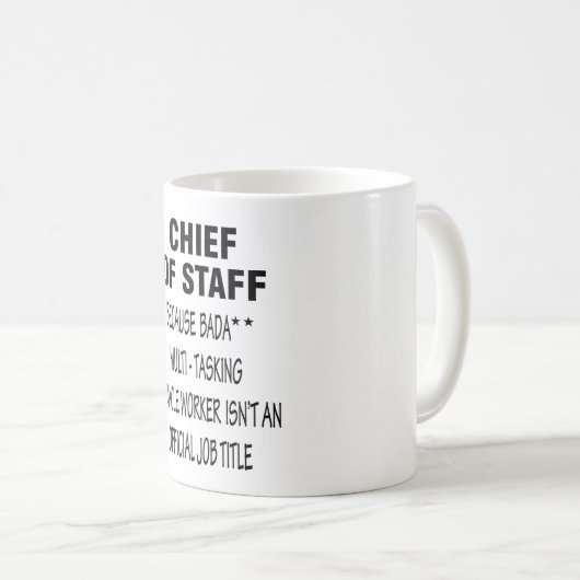 stafchef Multitasking Coffee-Mok Koffiemok (Voorkant rechts)