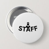 STAFF Button Badge (Devant & derrière)