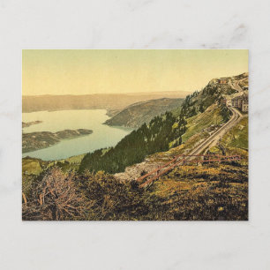 Staffel en Zug Lake, Rigi, Zwitserland klassieke P Briefkaart