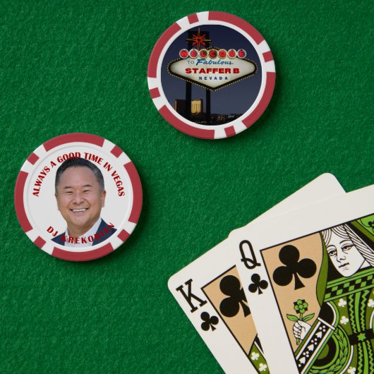 Staffer B Poker Chips (Pokertafel (Dubbel))
