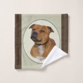 Staffordshire Bull Terrier (Gant de toilette)